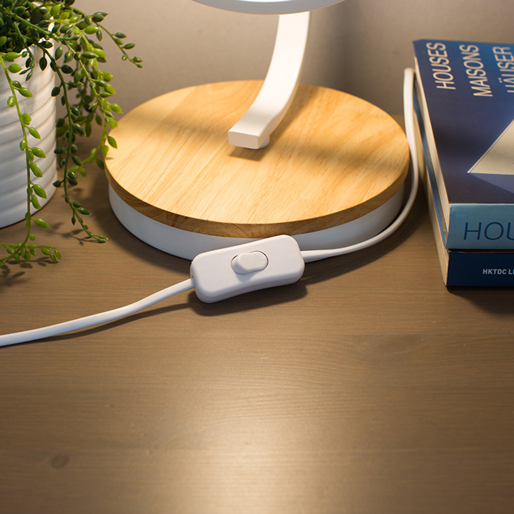Настольная лампа Home Light Астерия MMD-LED E013-2-1xE27 белый