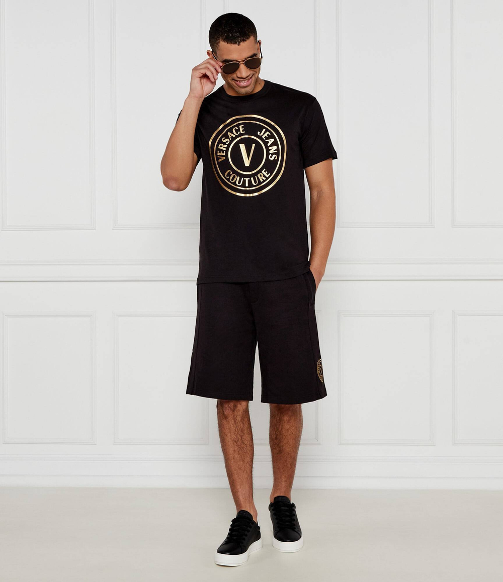 Футболка Versace Jeans Couture - черный(78GAHT01CJ00T)