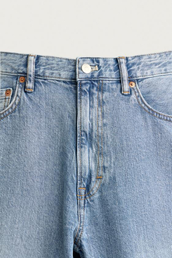 ZARA ЛЕГКИЕ ДЖИНСЫ REGULAR FIT, ГОЛУБОЙ