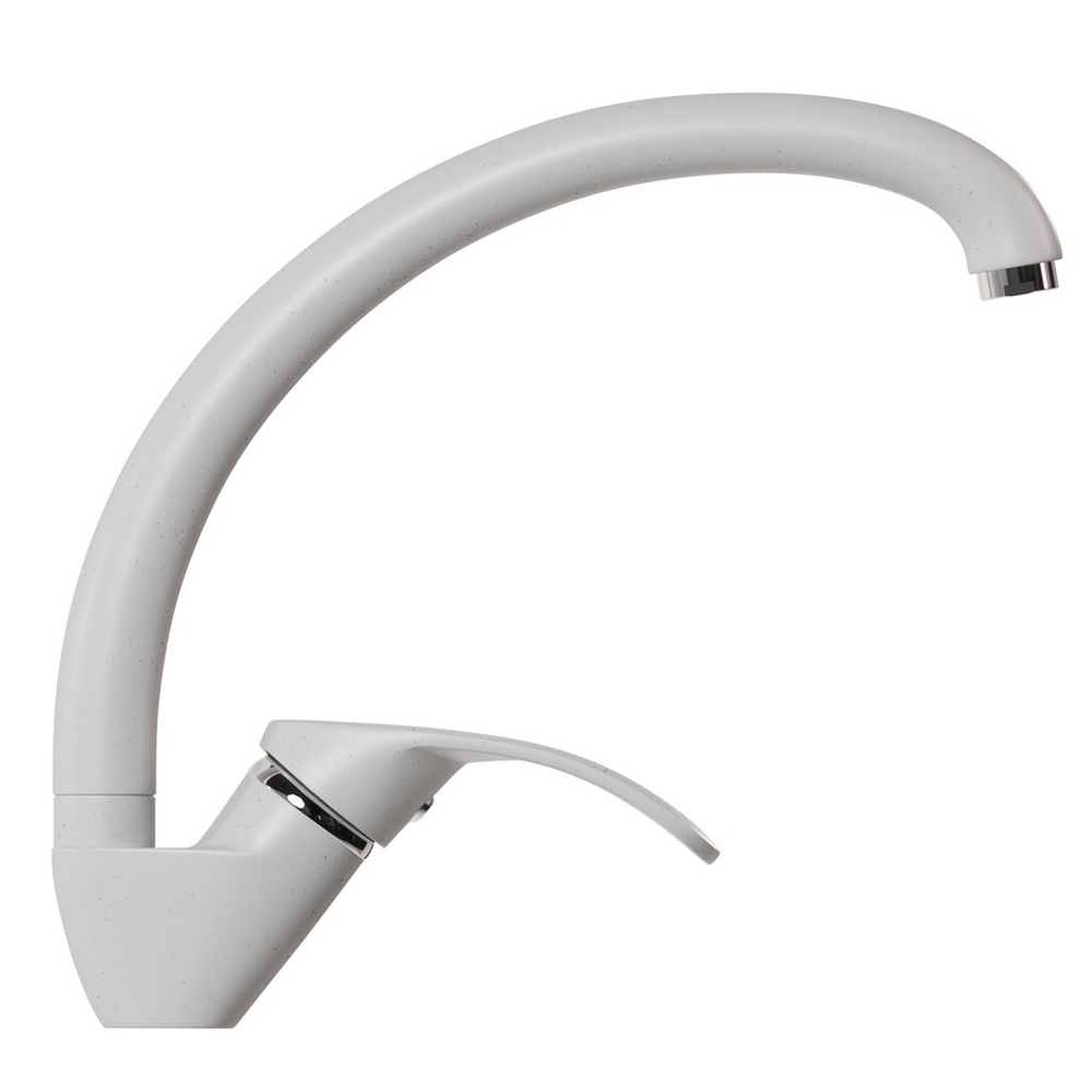 Смеситель для кухни 35к MIXLINE  МЛ-ГС02 (ML-GS02) (331) белый высок. излив