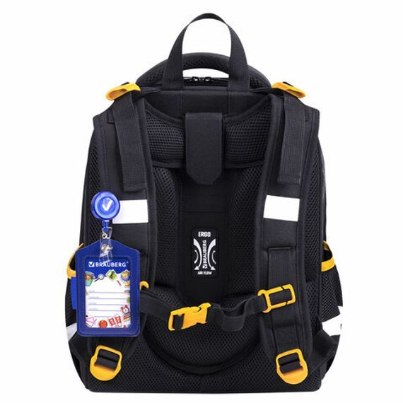 Çanta \ Bag \ Ранец BRAUBERG, 2 отделения, с брелком, 3D панель, 38х29х16 см, 271355