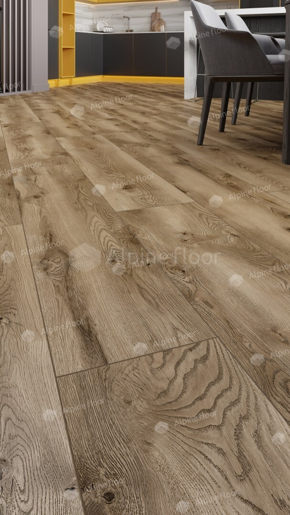 Ламинат Alpine Floor Aqua Life XL Дуб Комо LF104-09