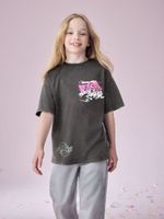 Футболка для девочки Next AW1-765, Темно-серый