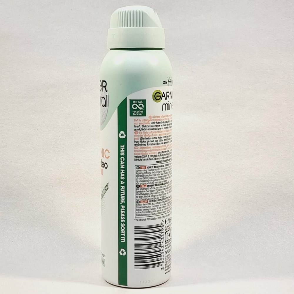 Дезодорант-спрей Garnier Mineral Hyaluronic Care 72 ч 150 мл (Франция)