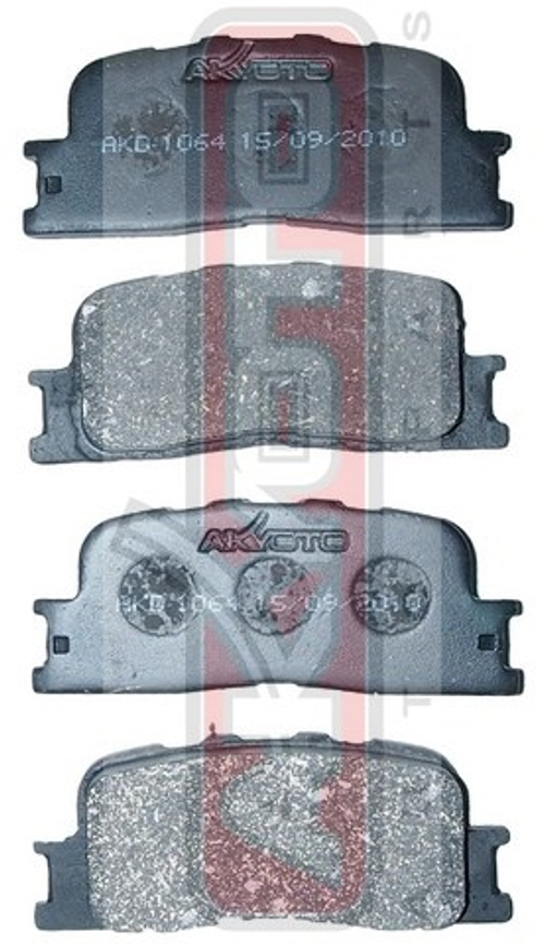Колодки тормозные дисковые задние AKYOTO AKD1064