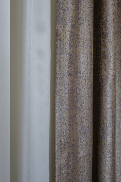 Ткань Портьера 275x260 Garda Decor Bari золотая Золотой