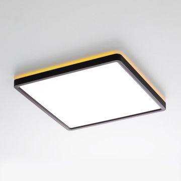 Настенно-потолочный светодиодный светильник с подсветкой 32W+8W 3000К-5500К CL749K301 чёрный NORMA Citilux