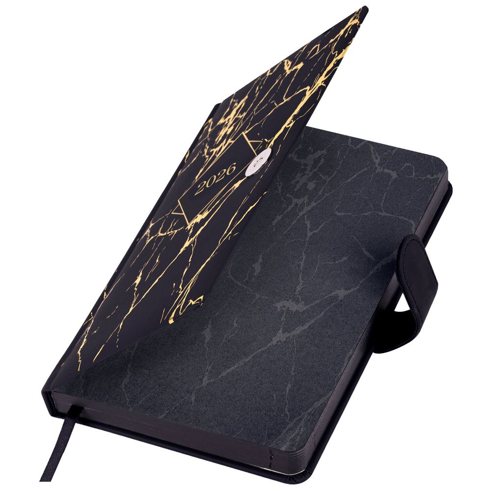 Ежедневник датированный А5 BRAUBERG "Goldy" (117470) 5