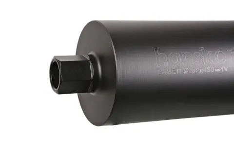 Коронка алмазная LASER по железобетону 132 мм, 1 1/4" , L=450мм, Штурм