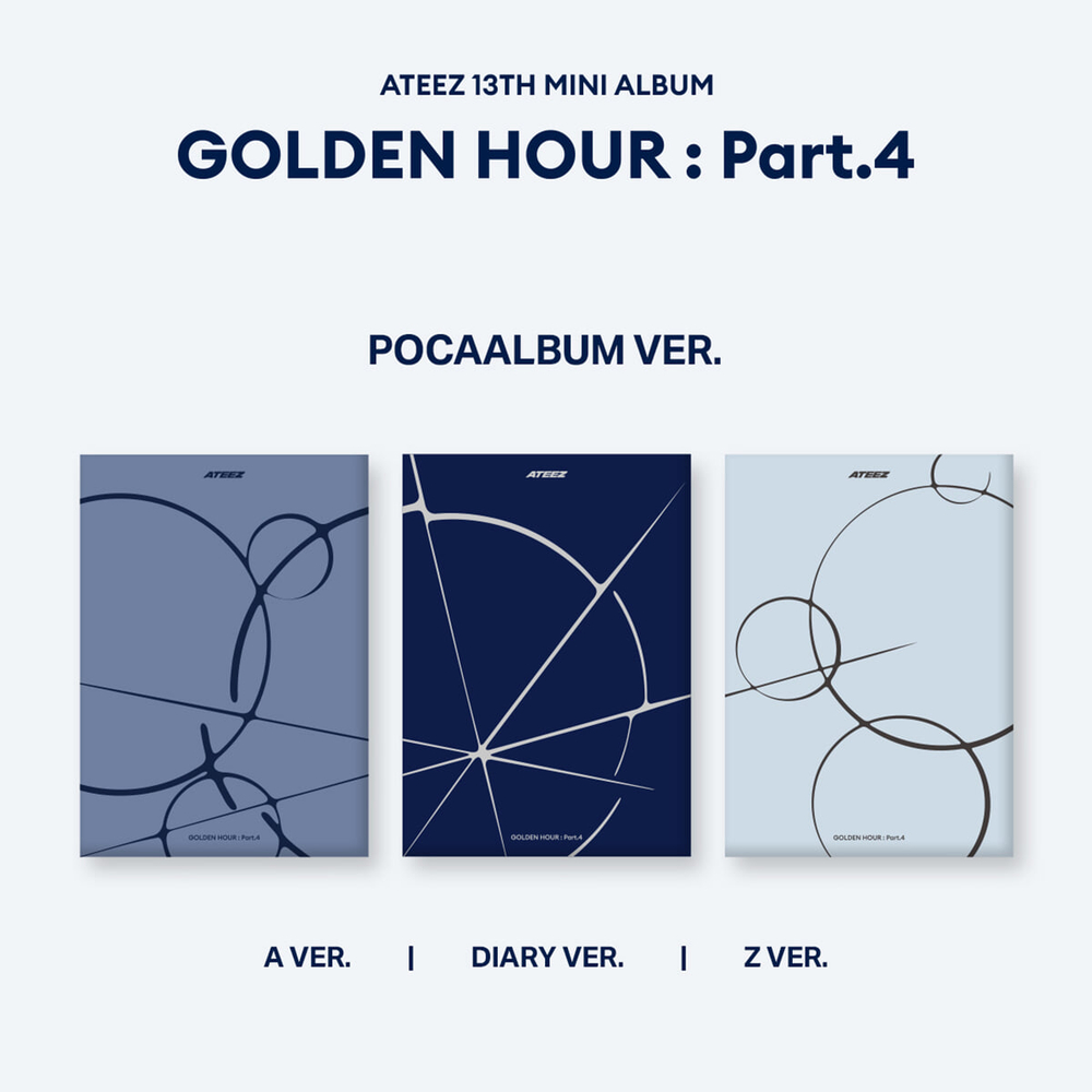 Альбом ATEEZ - GOLDEN HOUR : Part.4 [POCAALBUM VER.]