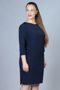 Платье женское 1390Аа, чернильный