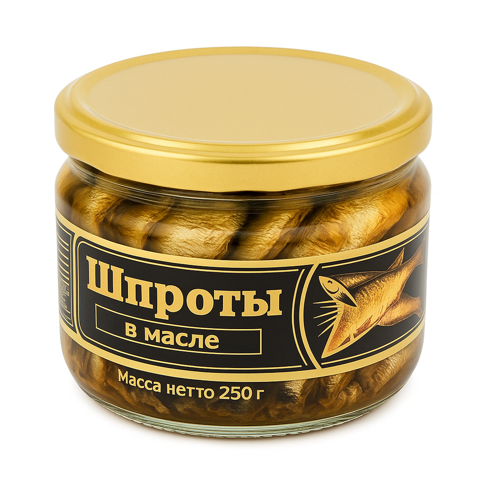 Шпроты в масле Stella Maris 250 гр