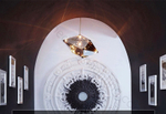 Pendant design lamp  Maxhedron Horizontal by Bec Brittain (Amber)