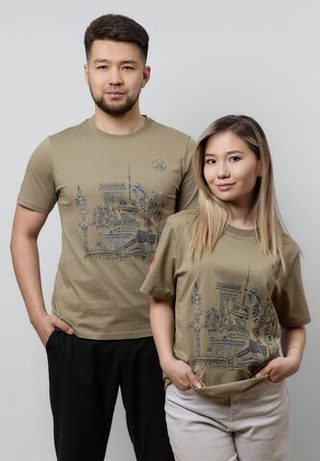 Футболка ALMATY MS LIGHT KHAKI