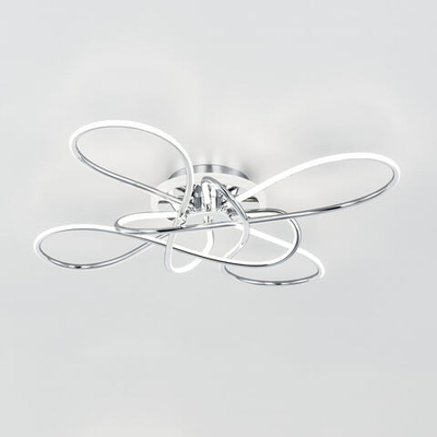 Citilux Джемини CL229B141E LED RGB Люстра с пультом Хром