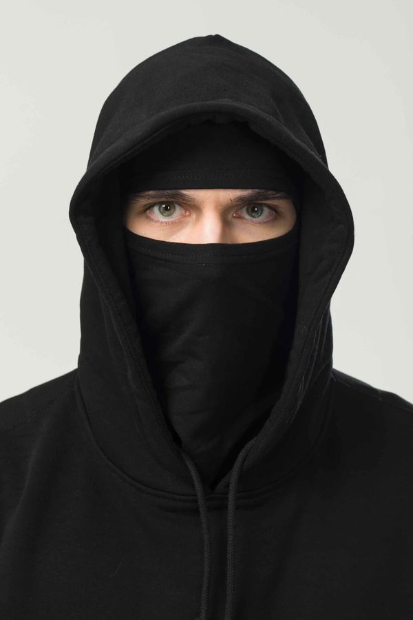Худи Base Hoodie Wide Summer Logo R Черный/Белый принт CODERED - фото 5