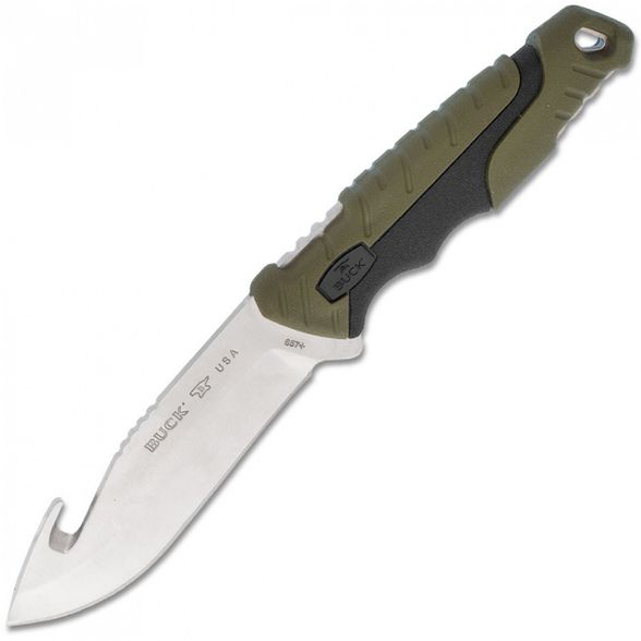 Цена наНож Pursuit Large Guthook - BUCK 0657GRG, сталь 420HC, рукоять термопластик
