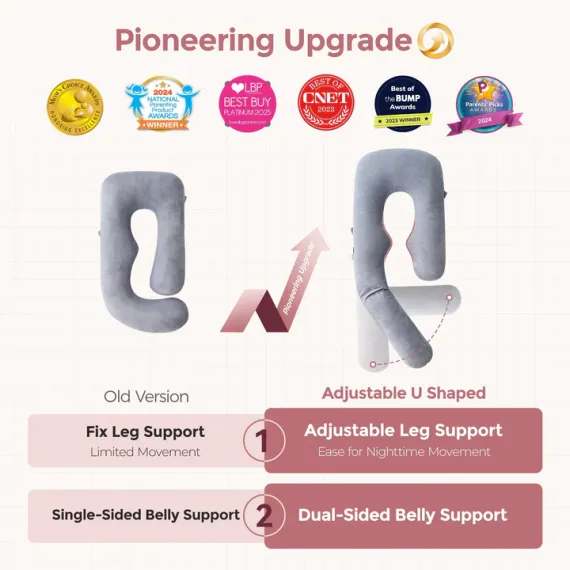 Подушка для беременных Momcozy в форме буквы U