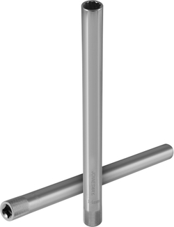 AI050092 Головка торцевая свечная 12-гранная глубокая 3/8''DR,  L-250 мм, 14 мм