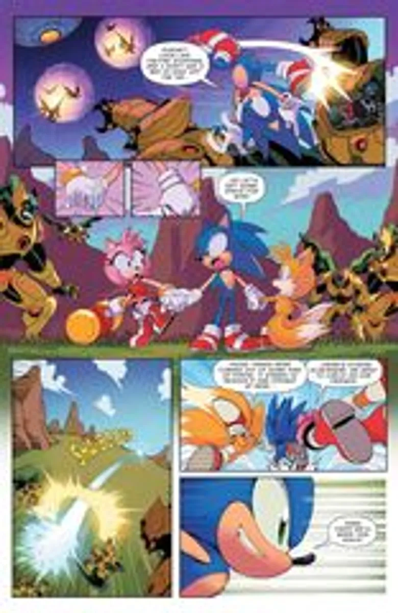 Комикс DC x Sonic The Hedgehog Metal Legion (на английском языке) (ПРЕДЗАКАЗ!)