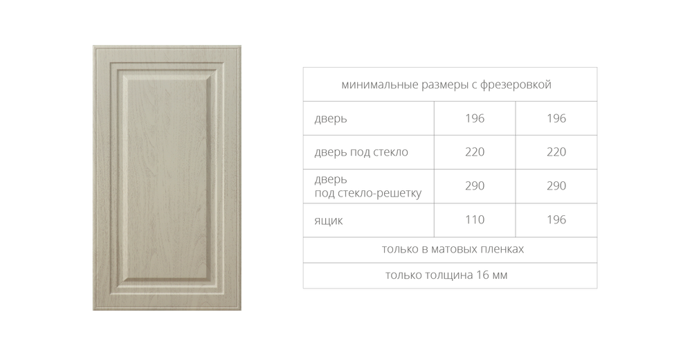 Фасад МДФ в плёнке ПВХ рис. 31