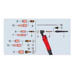 Газовая линза 2,4/ø19x50 (Артикул 44,0350,1363)