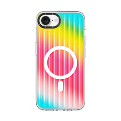 Усиленный прозрачный чехол (Gradient Rainbow) с поддержкой MagSafe от Dux Ducis для iPhone 16e и 17e, серия Zest Series Case