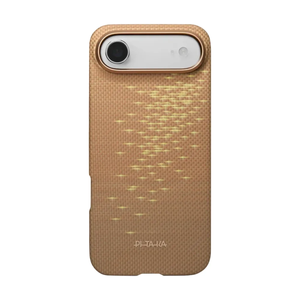 Чехол PITAKA Ultra-Slim Case для Apple iPhone Air MagSafe, Golden Glint