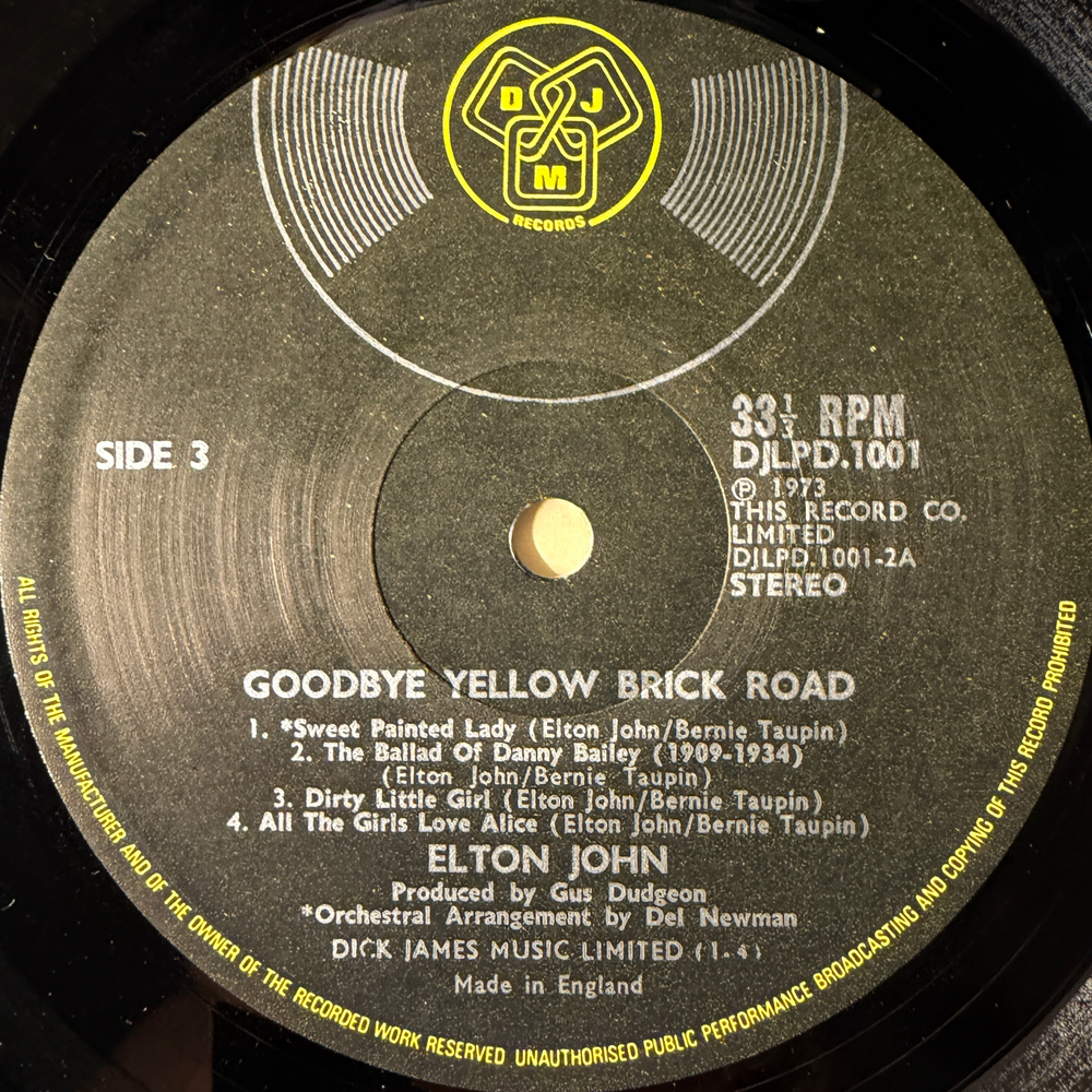 Elton John- Goodbye Yellow Brick Road 2LP (Англия 1973г.)