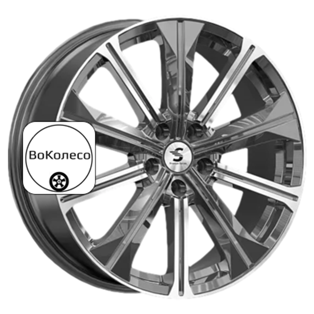 7x19/5x112 ET43 D57,1 КР013 (Tiguan) Diamond Gloss Graphite Premium Series