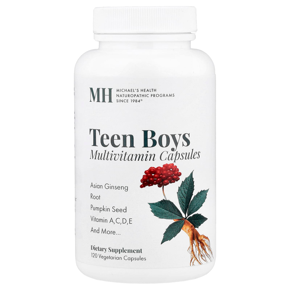 Michael's Health, Мультивитамины для мальчиков-подростков, 120 вегетарианских капсул