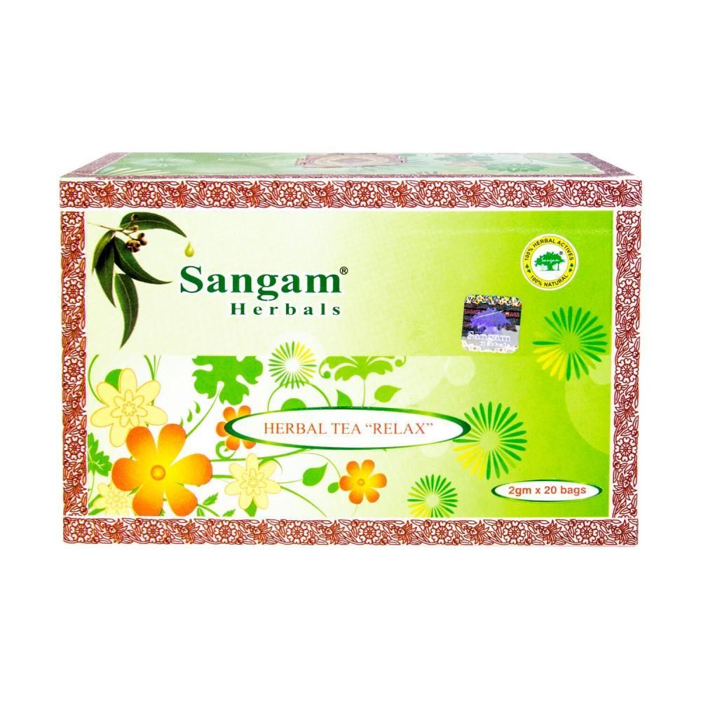 Чай травяной Sangam Herbals Relax в пакетиках, 20 шт