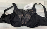 Бюстгальтер-топ plus size на косточках (Размер: 100F) (Цвет: черный)