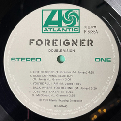 Винтажная виниловая пластинка LP Foreigner Double Vision (Japan 1980) (Obi) Tramontane