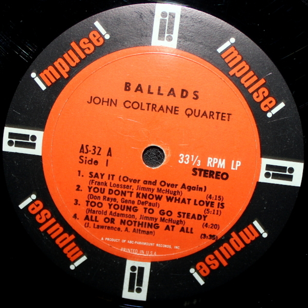 John Coltrane / Ballads (LP)