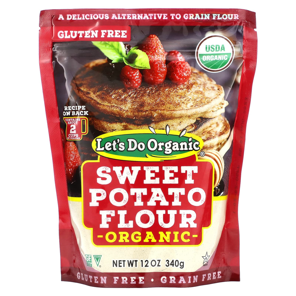 Let's Do Organic, Let's Do Organic, органическая бататная мука, 340 г (12 унций)