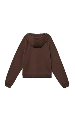 ZARA ТОЛСТОВКА С НАДПИСЬЮ, КОРИЧНЕВЫЙ