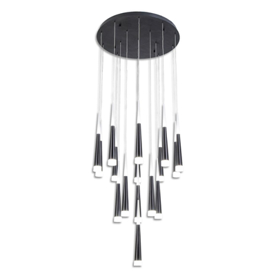 Citilux Вегас CL227161 LED Люстра каскадная Чёрная