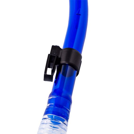 Трубка Marlin Dry Lux Blue/Clear