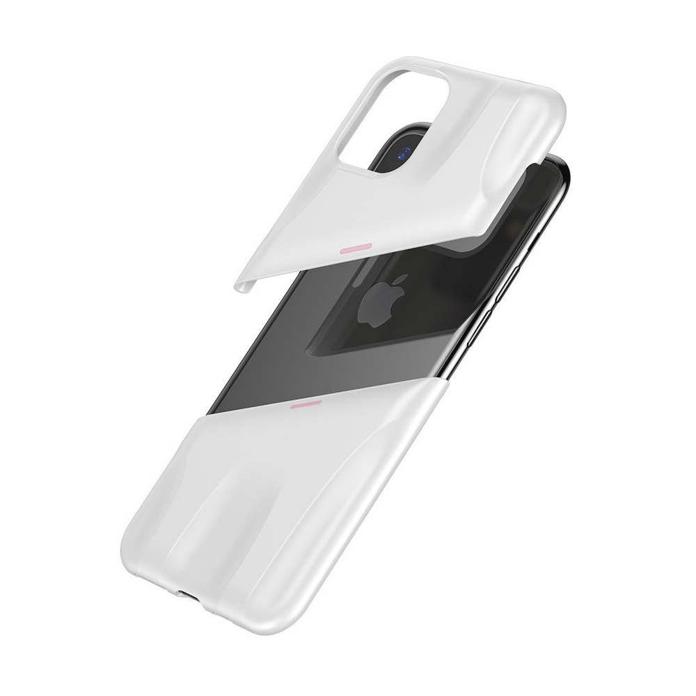 Чехол для Apple iPhone 11 Pro Baseus Let''s go Airflow Cooling Game Protective Case - White&Pink