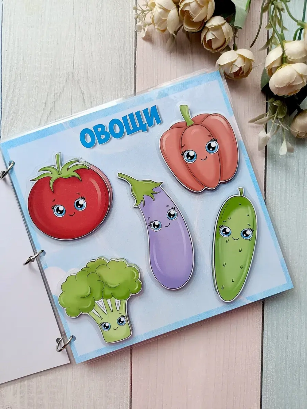 Развивающая книга-игрушка "Я знаю" на липучках