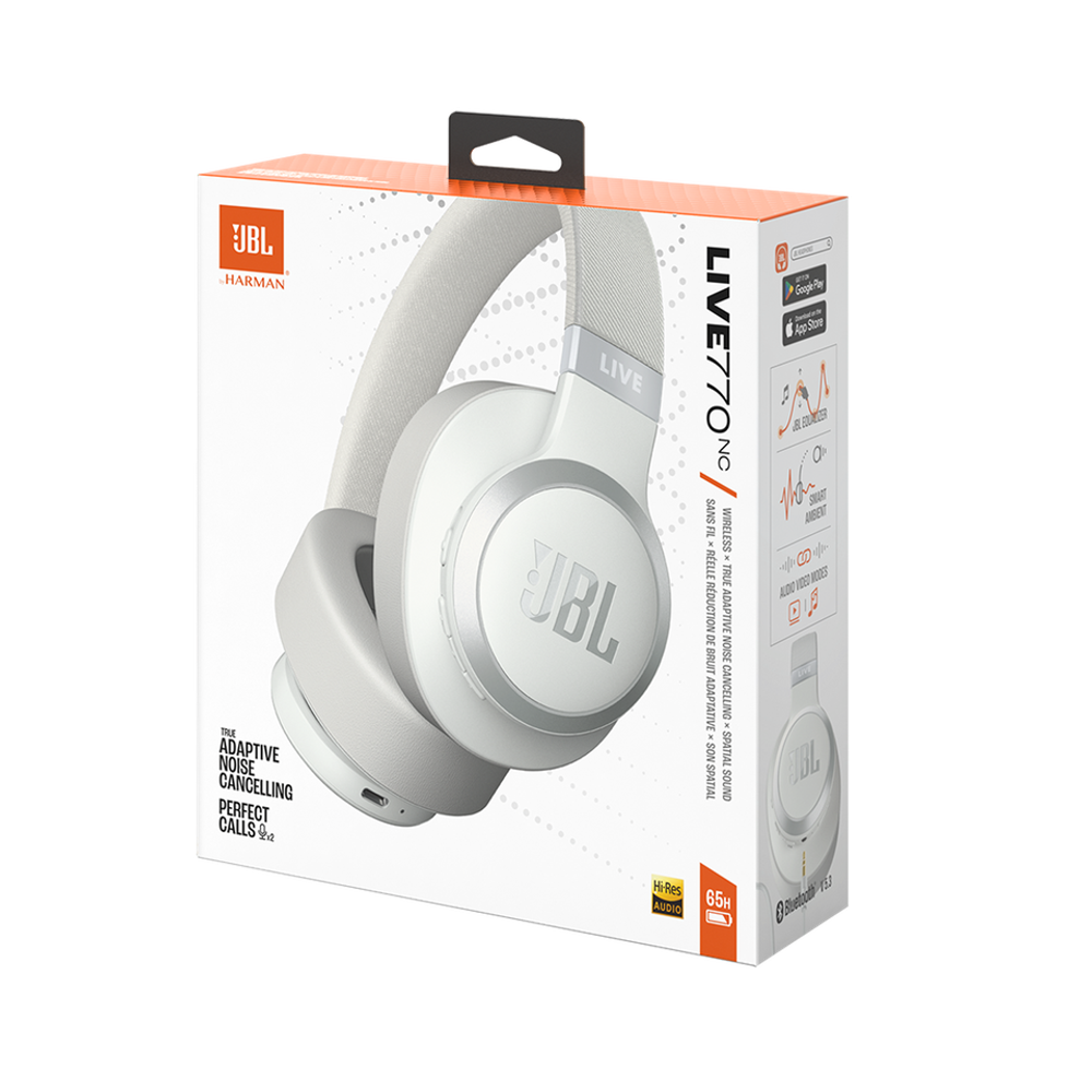 Беспроводные наушники JBL Live 770NC White - 12
