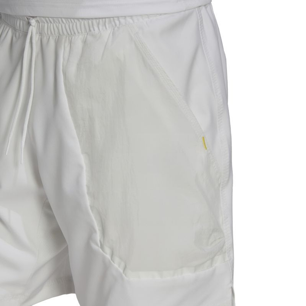 Мужские теннисные шорты Adidas London 2in1 Shorts 7" - белый