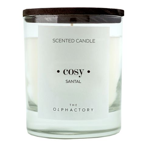 Свеча ароматическая the olphactory, cosy black, Сандал 40 ч