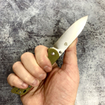 Складной нож QSP QS102-G PARROT, сталь D2, рукоять Микарта