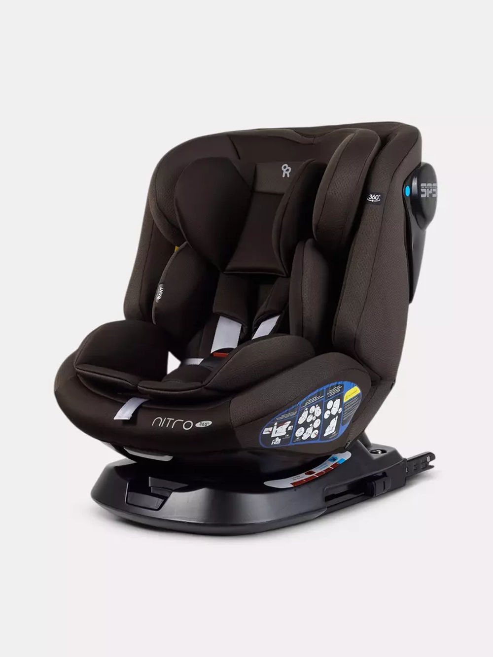 Автокресло RANT UB619 НИТРО нью (NITRO New) isofix Коричневый (Brownie) группа 0+-1-2-3 (0-36 кг)