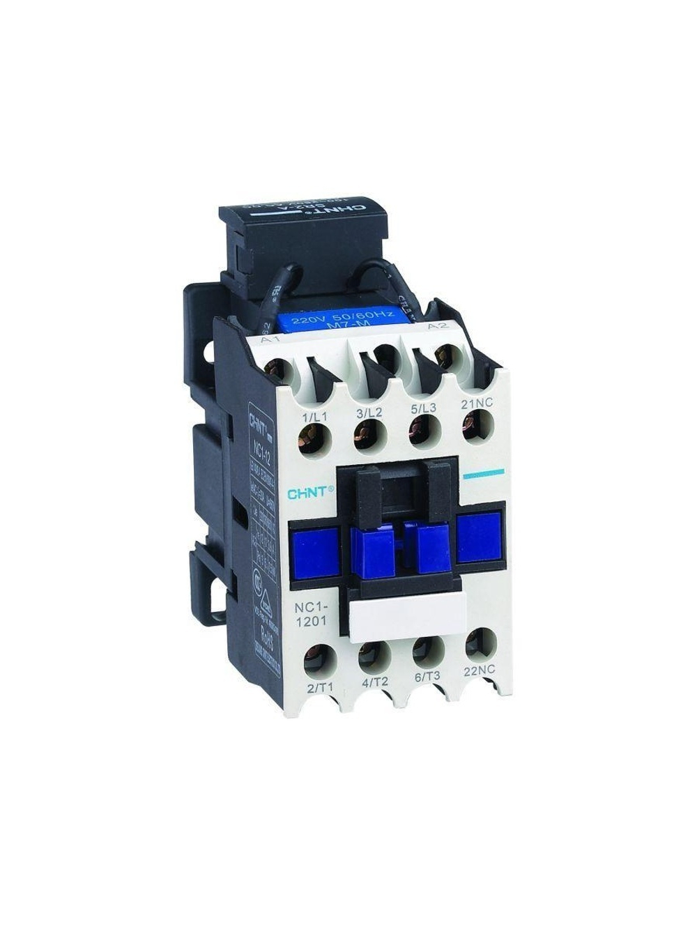 Контактор NC1-1201 12А кат. 400В AC 1НЗ AC-3 (R) CHINT 221143