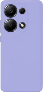 Мягкий Soft Touch чехол из силикона для XIAOMI REDMI NOTE 13 PRO 4G / POCO M6 PRO 4G с бархатной подкладкой
