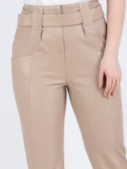 Брюки женские из натуральной кожи