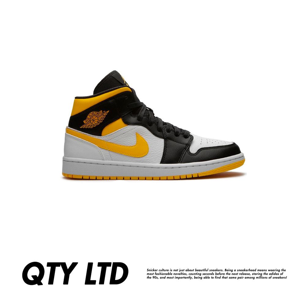 Кроссовки Jordan 1 Mid Women’s "Laser Orange Black"